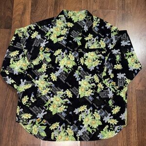 peacebird floral button down blouse - medium 
Excellent condition